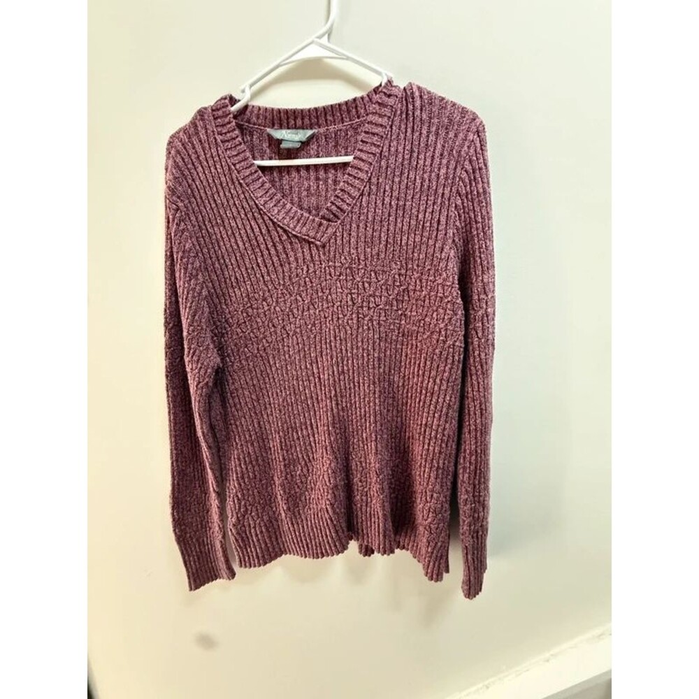Natural Reflections V-Neck Sweater – Large